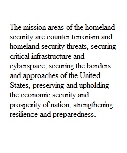purpose of homeland security